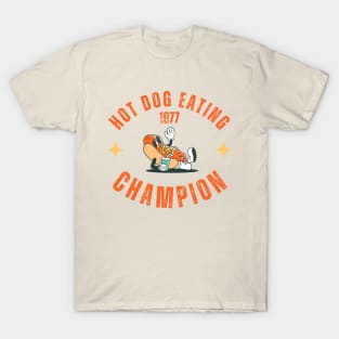 Hot dog eating champion 1977 T-Shirt